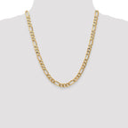Leslie's 10k 7mm Flat Figaro Chain - Image 4