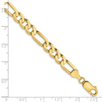 Leslie's 10k 7mm Flat Figaro Chain - Image 2