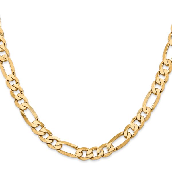 Leslie's 10k 7.5mm Flat Figaro Chain - Image 2