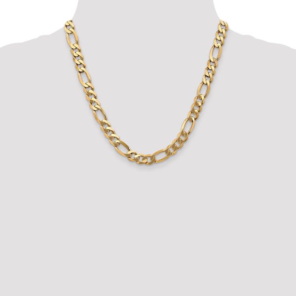 Leslie's 10k 8.75mm Flat Figaro Chain - Image 4