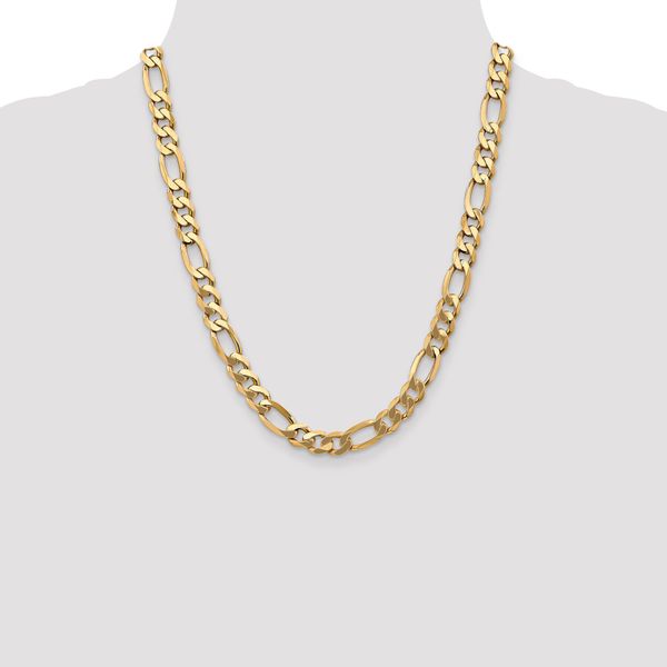 Leslie's 10k 8.75mm Flat Figaro Chain - Image 4