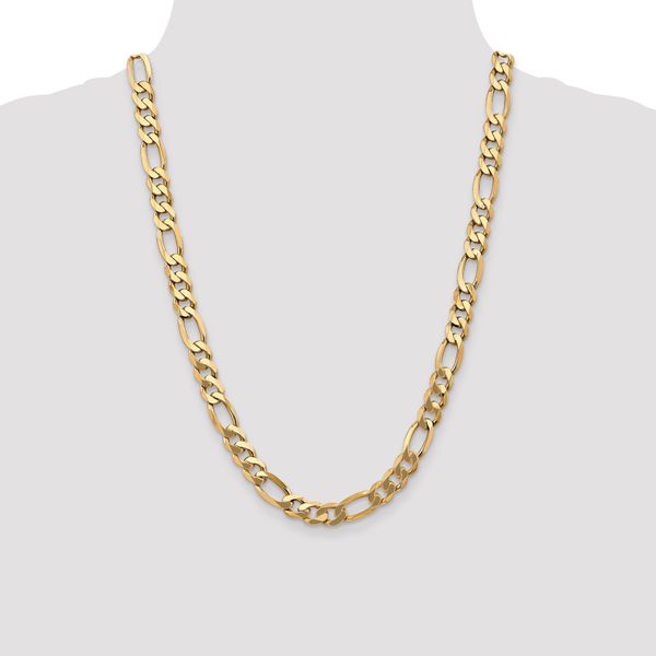 Leslie's 10k 8.75mm Flat Figaro Chain - Image 4