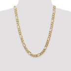 Leslie's 10k 8.75mm Flat Figaro Chain - Image 4