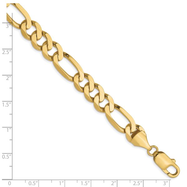 Leslie's 10k 8.75mm Flat Figaro Chain - Image 2