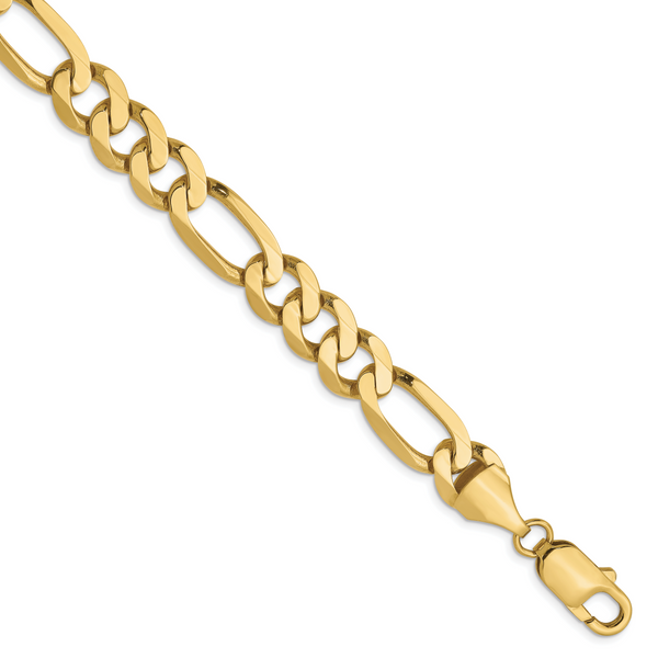 Leslie's 10k 8.75mm Flat Figaro Chain