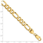 Leslie's 10k 8.75mm Flat Figaro Chain - Image 2