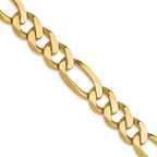 Leslie's 10k 10mm Flat Figaro Chain
