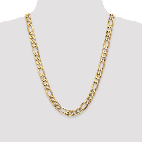 Leslie's 10k 10mm Flat Figaro Chain - Image 4