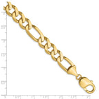 Leslie's 10k 10mm Flat Figaro Chain - Image 2