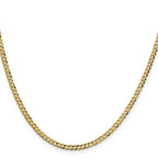 Leslie's 10k 3.1mm Lightweight Flat Cuban Chain - Image 2