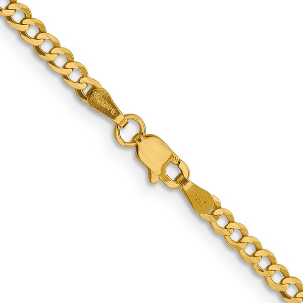 Leslie's 10k 3.1mm Lightweight Flat Cuban Chain - Image 3