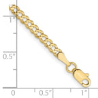 Leslie's 10k 3.1mm Lightweight Flat Cuban Chain - Image 2