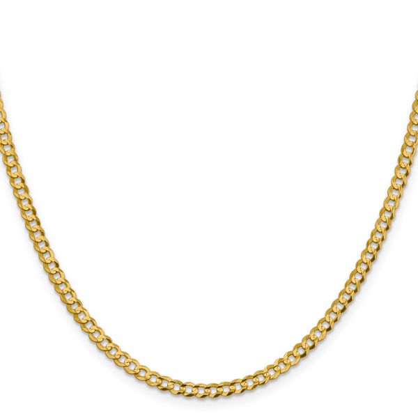 Leslie's 10k 3.7mm Lightweight Flat Cuban Chain - Image 2