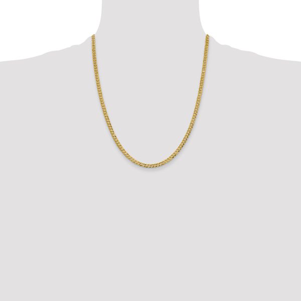 Leslie's 10k 3.7mm Lightweight Flat Cuban Chain - Image 4