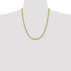Leslie's 10k 3.7mm Lightweight Flat Cuban Chain - Image 4