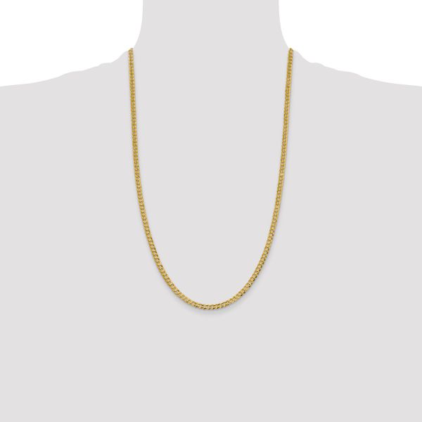 Leslie's 10k 3.7mm Lightweight Flat Cuban Chain - Image 4