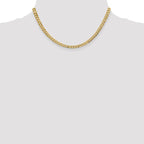 Leslie's 10k 4.7mm Lightweight Flat Cuban Chain - Image 4