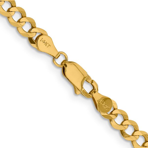 Leslie's 10k 4.7mm Lightweight Flat Cuban Chain - Image 3