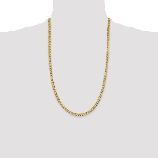 Leslie's 10k 4.7mm Lightweight Flat Cuban Chain - Image 4