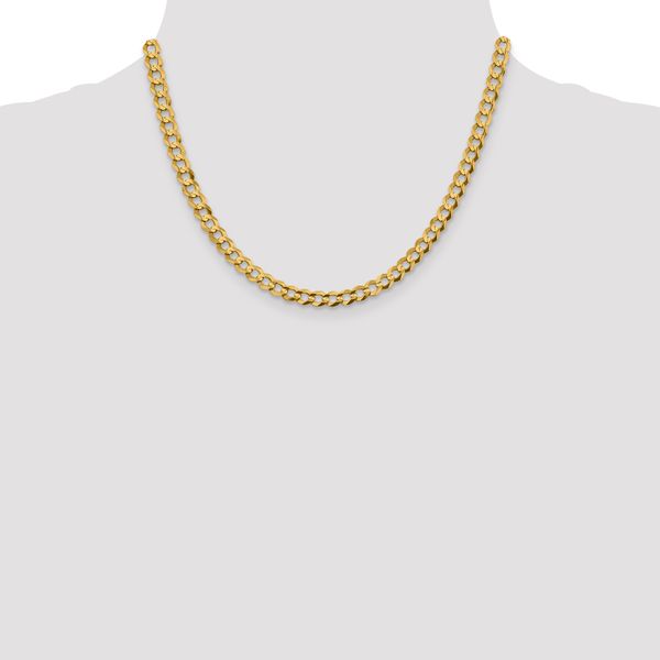 Leslie's 10k 5.9mm Lightweight Flat Cuban Chain - Image 4