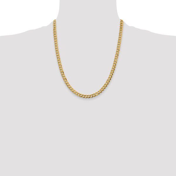 Leslie's 10k 5.9mm Lightweight Flat Cuban Chain - Image 4