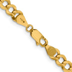 Leslie's 10k 5.9mm Lightweight Flat Cuban Chain - Image 3