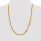 Leslie's 10k 5.9mm Lightweight Flat Cuban Chain - Image 4