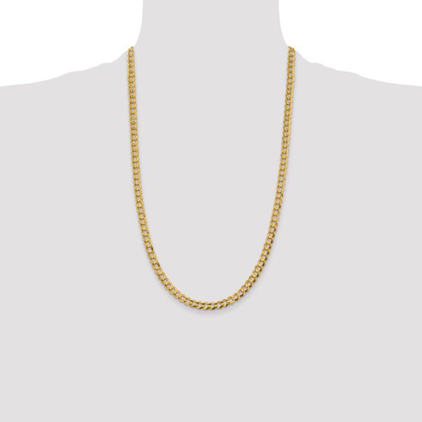 Leslie's 10k 5.9mm Lightweight Flat Cuban Chain - Image 4