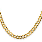 Leslie's 10k 7.2mm Lightweight Flat Cuban Chain - Image 2