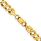 Leslie's 10k 7.2mm Lightweight Flat Cuban Chain - Image 3