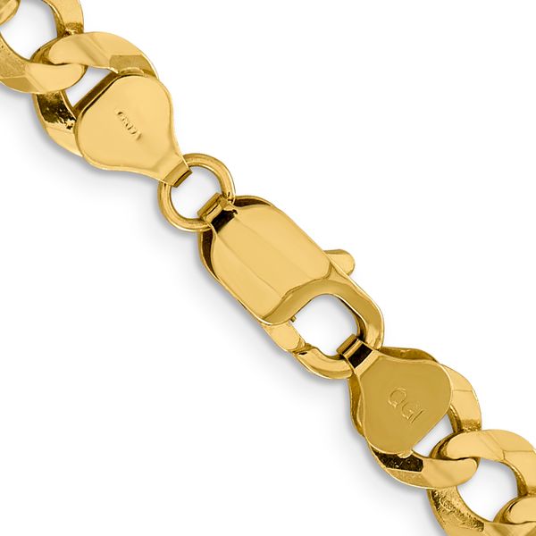 Leslie's 10k 8.3mm Lightweight Flat Cuban Chain - Image 3
