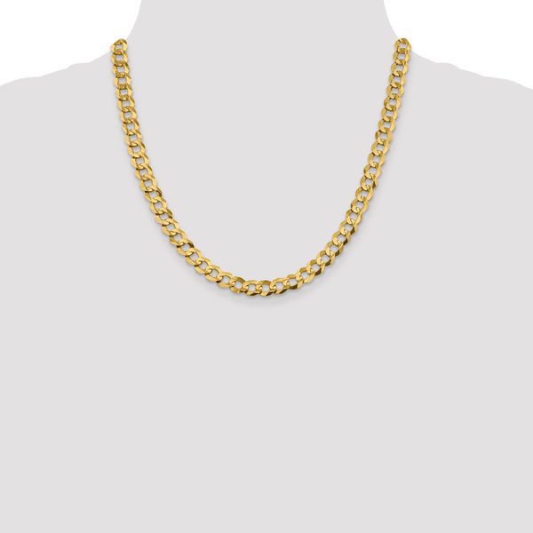 Leslie's 10k 8.3mm Lightweight Flat Cuban Chain - Image 4