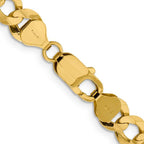 Leslie's 10k 8.3mm Lightweight Flat Cuban Chain - Image 3