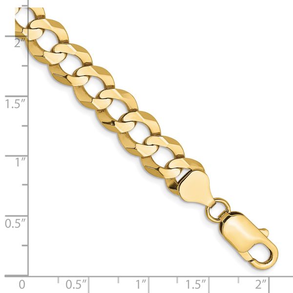 Leslie's 10k 8.3mm Lightweight Flat Cuban Chain - Image 2