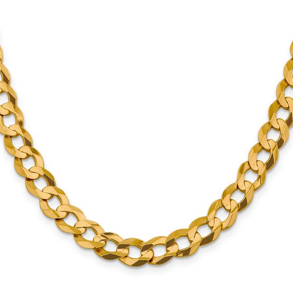 Leslie's 10k 9.4mm Lightweight Flat Cuban Chain - Image 2