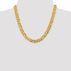 Leslie's 10k 9.4mm Lightweight Flat Cuban Chain - Image 4