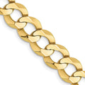 Leslie's 10k 9.4mm Lightweight Flat Cuban Chain