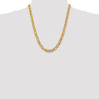 Leslie's 10k 9.4mm Lightweight Flat Cuban Chain - Image 4