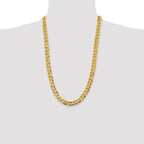Leslie's 10k 9.4mm Lightweight Flat Cuban Chain - Image 4