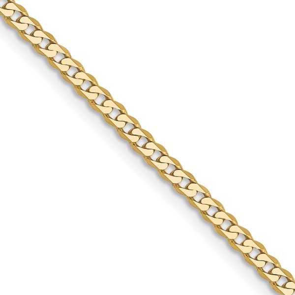 Leslie's 10k 2.2mm Flat Beveled Curb Chain