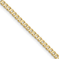 Leslie's 10k 2.2mm Flat Beveled Curb Chain