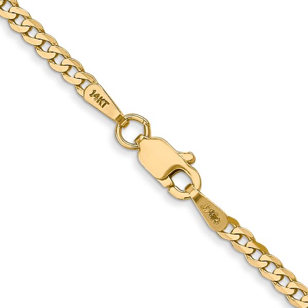 Leslie's 10k 2.2mm Flat Beveled Curb Chain - Image 3