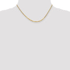 Leslie's 10k 2.2mm Flat Beveled Curb Chain - Image 4