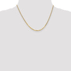 Leslie's 10k 2.2mm Flat Beveled Curb Chain - Image 4