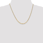 Leslie's 10k 2.2mm Flat Beveled Curb Chain - Image 4