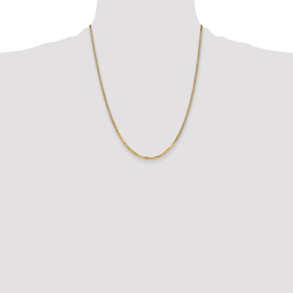 Leslie's 10k 2.2mm Flat Beveled Curb Chain - Image 4