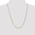 Leslie's 10k 2.2mm Flat Beveled Curb Chain - Image 4