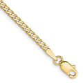 Leslie's 10k 2.2mm Flat Beveled Curb Chain