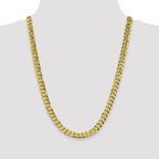 Leslie's 10k 8.25mm Flat Beveled Curb Chain - Image 4