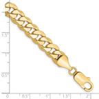 Leslie's 10k 8.25mm Flat Beveled Curb Chain - Image 2